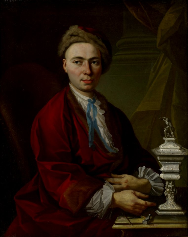 Attributed to Johann Daniel Heimlich - Portrait of the Silversmith Johann Friedrich Baer - 2010.11.2 - Minneapolis Institute of Arts