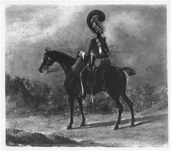 Attributed to Henry Alken (1780^-1850) - Private, 1st The King's Dragoon Guards - RCIN 400799 - Royal Collection