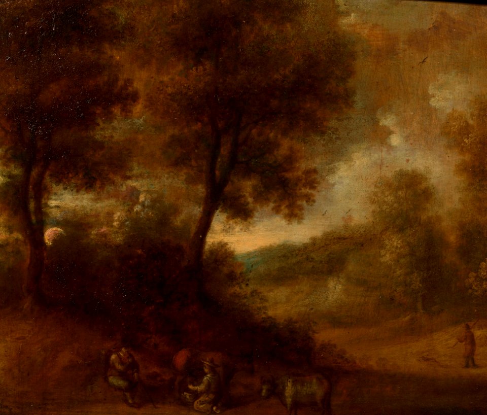 Attributed to F Boehm - Figures in a Landscape - RCIN 402714 - Royal Collection