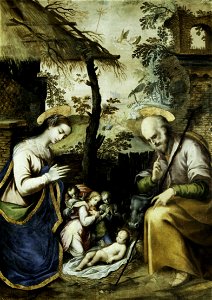 Attributed to Girolamo Imparato - The Holy Family with Angels - 69.33 - Minneapolis Institute of Arts