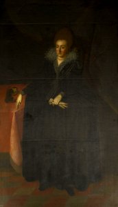 Attributed to Jacob van Doort (d. 1629) - Elizabeth, Duchess of Brunswick (1573-1625) - RCIN 405815 - Royal Collection