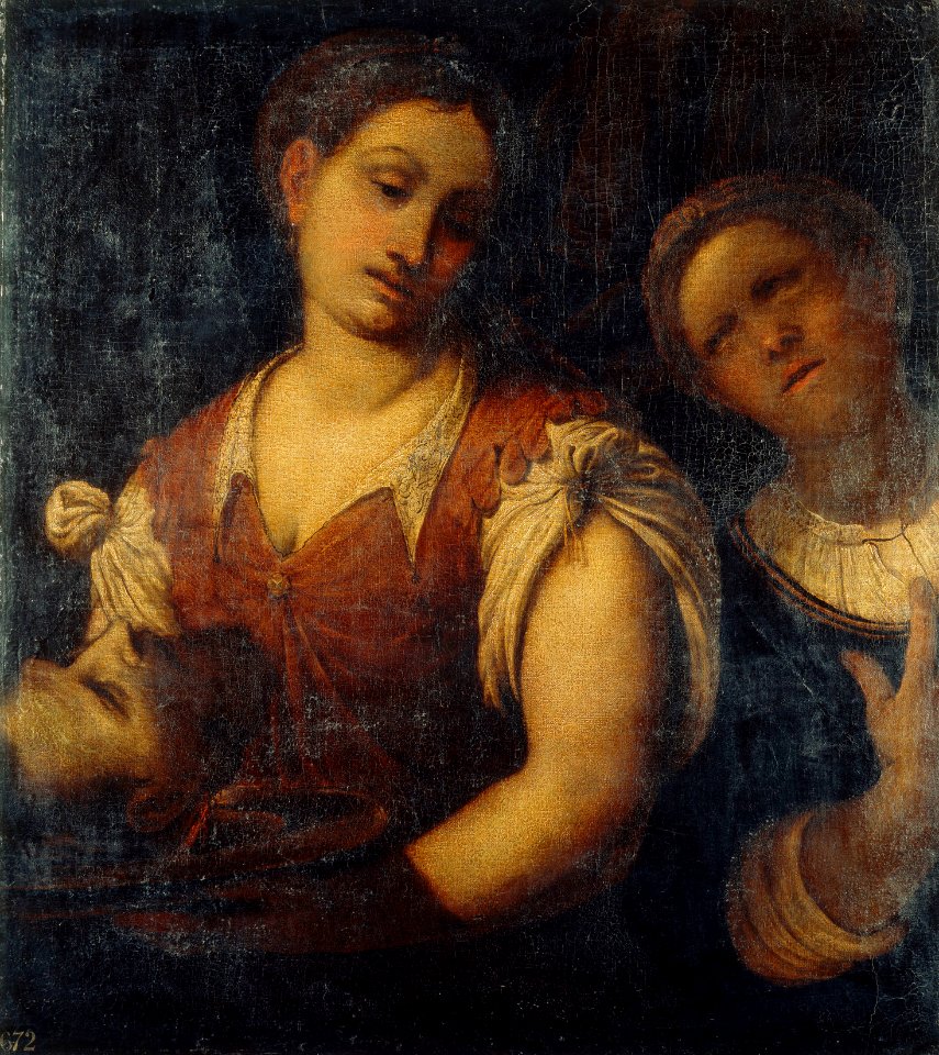 Attributed to Girolamo Romanino (Brescia c. 1485-1559) - Salome with the Head of St John the Baptist - RCIN 402752 - Royal Collection