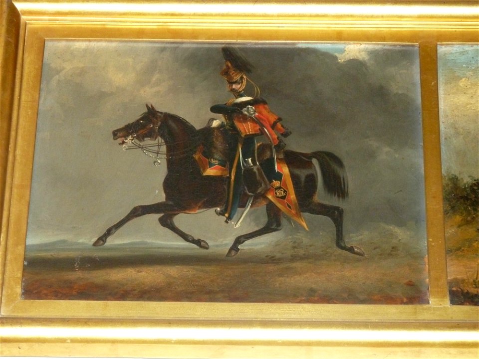 Attributed to Henry Alken (1780^-1850) - Private, 7th The Queen's Own Hussars - RCIN 400800 - Royal Collection