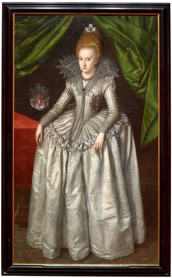 Attributed to Jacob van Doort (d. 1629) - Princess Elizabeth of Brunswick-Wolfenbuttel (1593-1650), later Duchess of Saxe-Altenberg - RCIN 404963 - Royal Collection