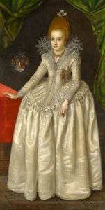 Attributed to Jacob van Doort (d. 1629) - Princess Hedwig of Brunswick-Wolfebuttel, later Duchess of Pomerania (1595-1650) - RCIN 407222 - Royal Collection