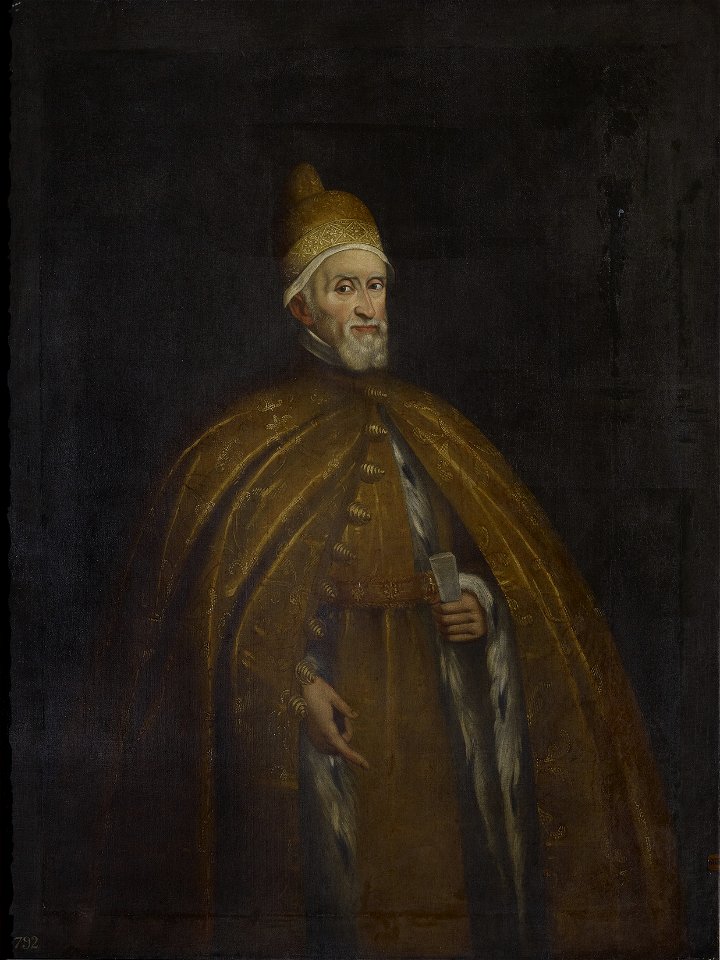 Attributed to Odoardo Fialetti (1573-1638) - Doge Niccolò Donà (Donato) - RCIN 407154 - Royal Collection