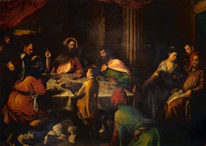 Attributed to Jacopo Bassano (c. 1510-1592) - The Supper at Emmaus - RCIN 403946 - Royal Collection
