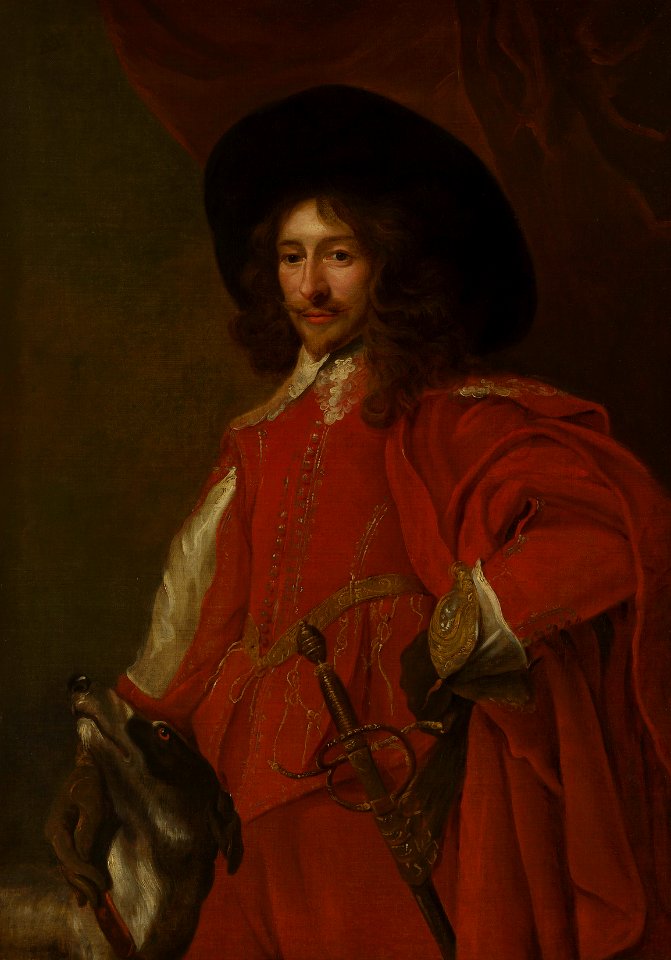 Attributed to Luigi Gentile (1606-67) - Man in a Red Cloak - RCIN 400073 - Royal Collection