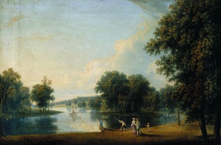 Attributed to Johan Jacob Schalch (1723-89) - Landscape with Figures - RCIN 401283 - Royal Collection