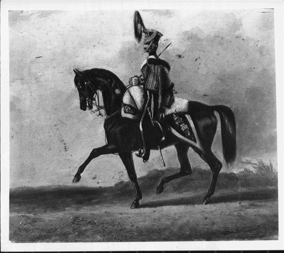Attributed to Henry Alken (1780^-1850) - Private, 8th The King's Royal Irish Hussars. - RCIN 400802 - Royal Collection
