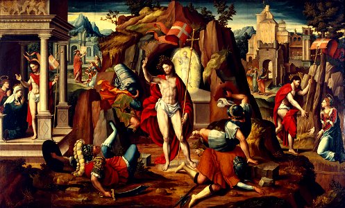 Attributed to Lambert Lombard - Scenes of the Passion and Resurrection of Christ - BF.1978.5 - Museum of Fine Arts