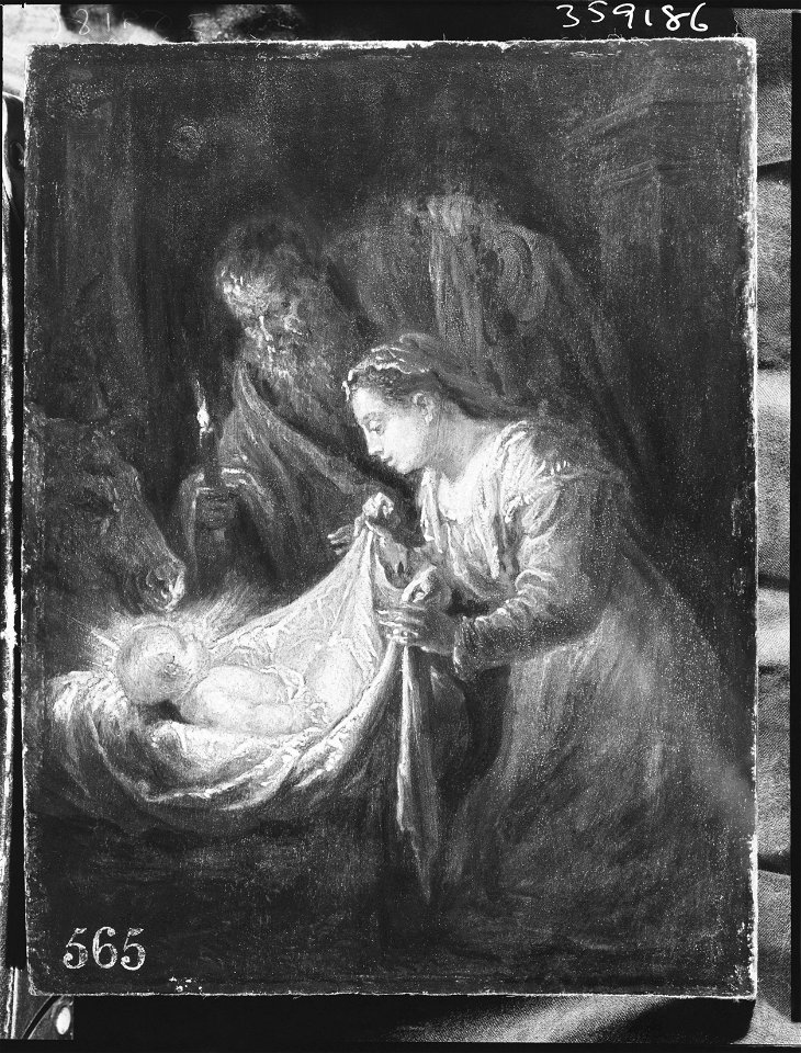 Attributed to Jacopo Bassano (c. 1510-1592) - The Nativity - RCIN 402992 - Royal Collection