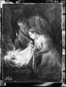 Attributed to Jacopo Bassano (c. 1510-1592) - The Nativity - RCIN 402992 - Royal Collection