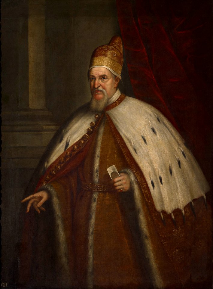 Attributed to Odoardo Fialetti (1573-1638) - Doge Marino Grimani - RCIN 407155 - Royal Collection