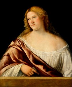 Attributed to Palma Vecchio - Portrait of a Woman, c. 1520s, K2140