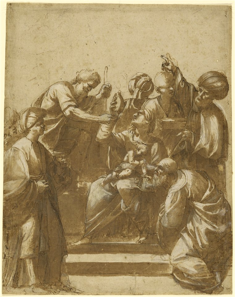 Attributed to Ribera - Adoration of the Magi, 97.GG.52, about 1620