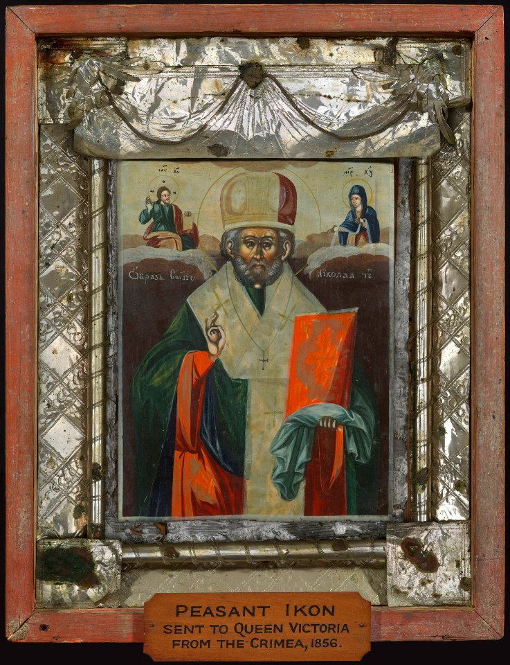 Attributed to Russian School, 18th century - Ikon of St Nicholas - RCIN 407116 - Royal Collection
