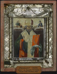Attributed to Russian School, 18th century - Ikon of St Nicholas - RCIN 407116 - Royal Collection