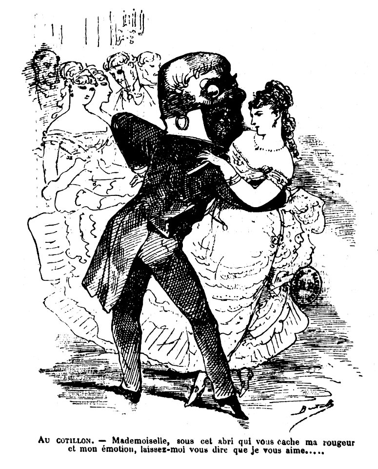Au cotillon - Par Bertall - Le Voleur illustré - 19 décembre 1873