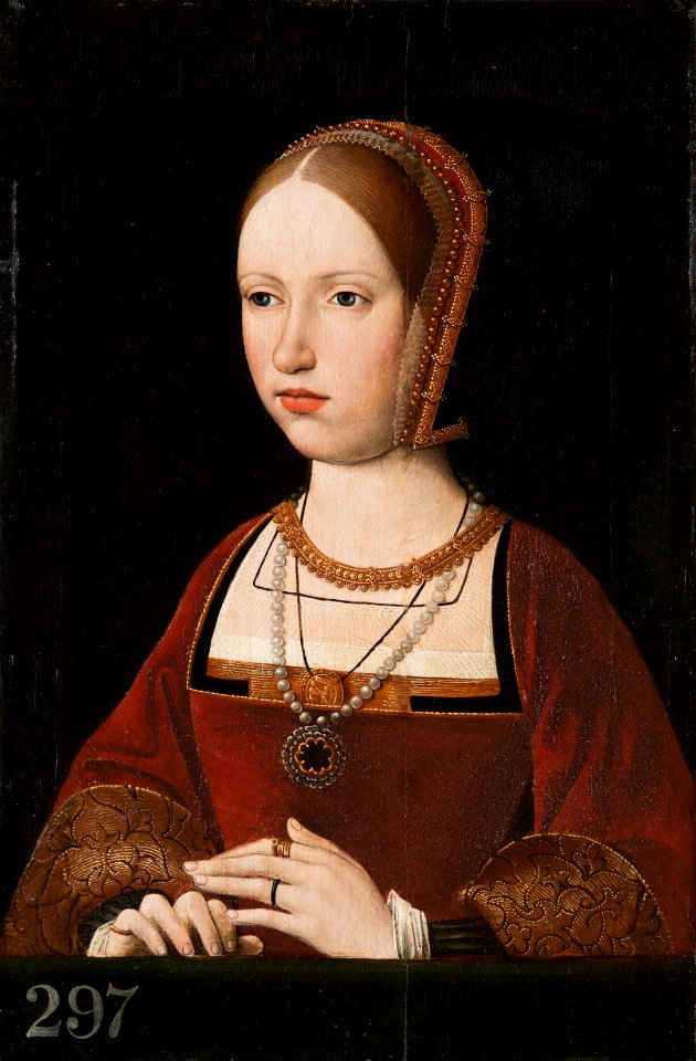 Attributed to the workshop of Pieter van Coninxloo (active 1479-1513) - Portrait of a Lady (Possibly Jeanne de Beersel, Countess of Zollern) - RCIN 403499 - Royal Collection