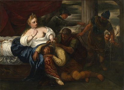 Attributed to Pietro Malombra Samson and Delilah