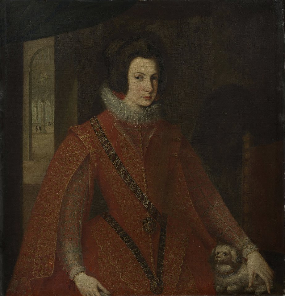 Attributed to the school of Diego Velázquez (1599-1660) - Portrait of a Lady at the court of Philip IV of Spain (1605-1665) - RCIN 404857 - Royal Collection