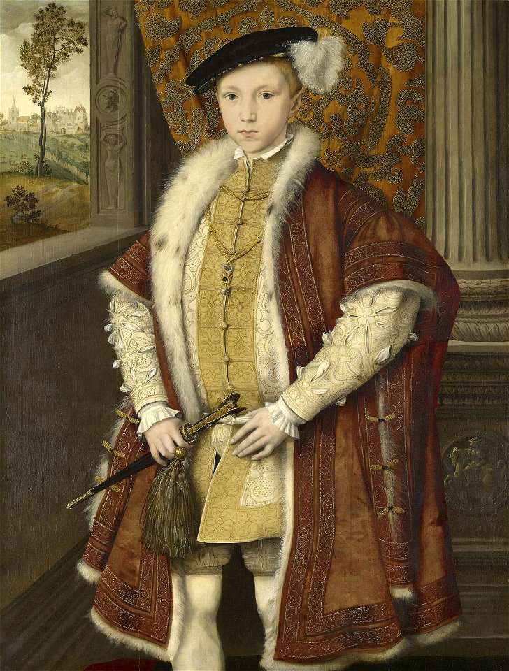 Attributed to William Scrots (active 1537-53) - Edward VI (1537-53) - RCIN 404441 - Royal Collection