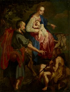 Attributed to Ventura Salimbeni - The Flight into Egypt - 70.19.1 - Minneapolis Institute of Arts