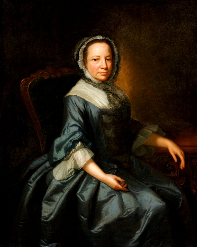 Attributed to Thomas Hudson - Portrait of a Lady - Google Art Project