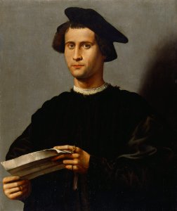 Attributed to Ridolfo Ghirlandaio - Portrait of a Lawyer in the Aldobrandini Family - 61.7 - Minneapolis Institute of Arts