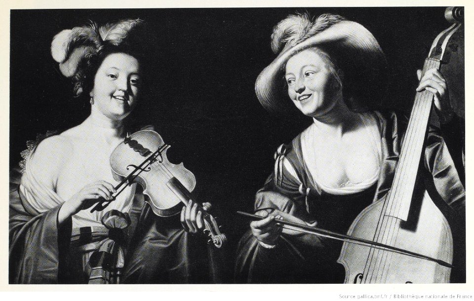 Attribué à Gerrit van Honthorst - Les deux musiciennes, btv1b84304342