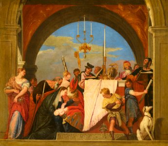 Attributed to Valentin Lefèvre (c. 1642-1680-82) - The Presentation in the Temple - RCIN 401142 - Royal Collection