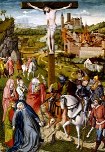 Attributed to the Master of Georg Muehlich's Meisterlin Chronicle - The Crucifixion - Google Art Project