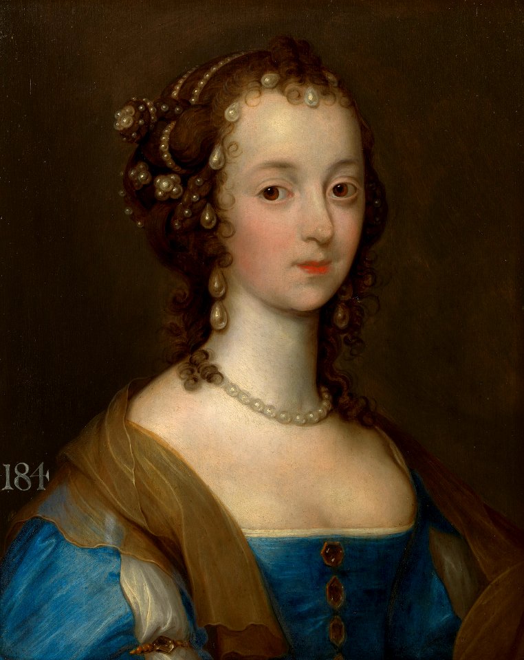 Attributed to Remigius van Leemput (d. 1675) - Portrait of a lady - RCIN 402537 - Royal Collection