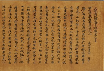 Attributed to Zhang Sengyao - Daihannya-Gyo Sutra (Yakushi-ji Version) - Google Art Project