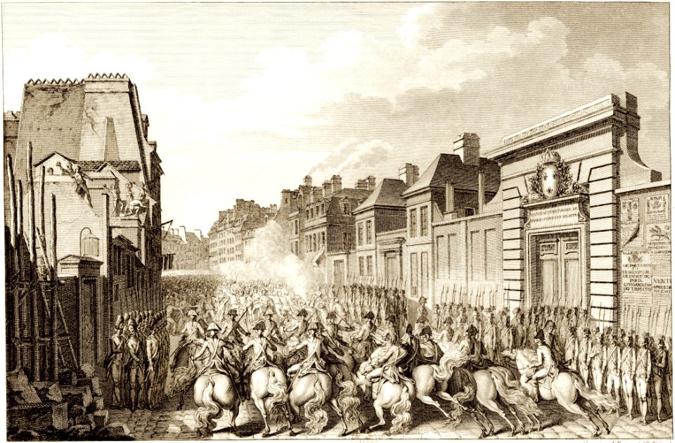 Attroupement au fauxbourg St Antoine L'Epine et Cl. Niquet