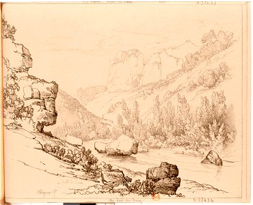 Au bord du Tarn (Claude-Félix-Théodore d'Aligny)