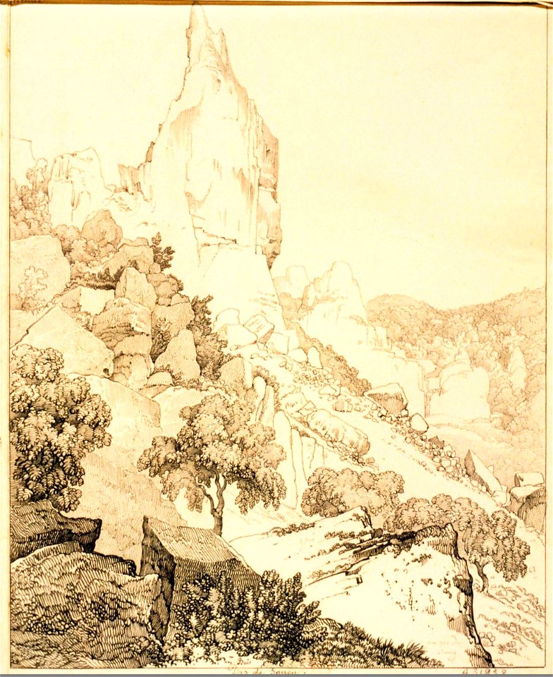 Au Pas de Soucy (Claude-Félix-Théodore d'Aligny)