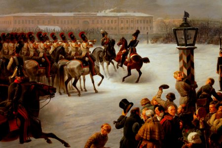 Au service des Tsars - attaque du carré des décabristes ЭPЖ-2379 02