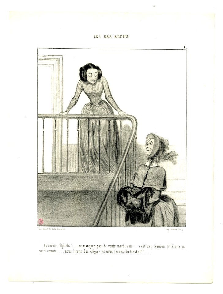Au revoir Ophélia!... ne manquez pas de venir mardi soir.... (Good-bye, Ophelia! Do not forget to come back on Tuesday....) (BM 1918,0511.117)