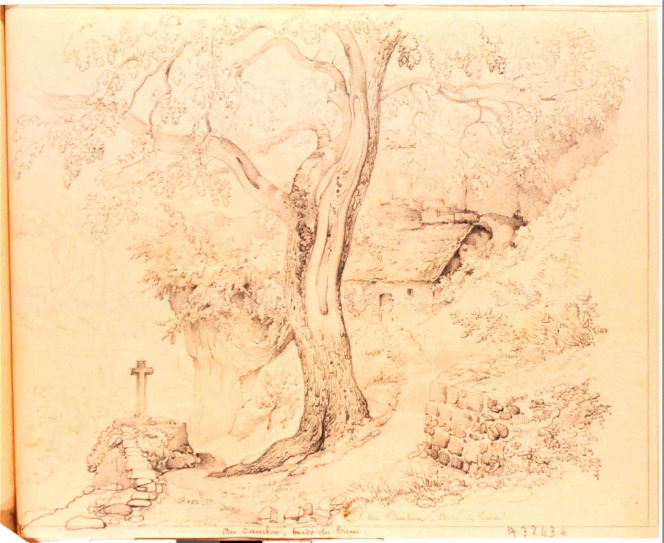 Au Cambon. Bords du Tarn (Claude-Félix-Théodore d'Aligny)