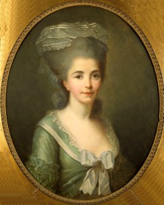 Attribué à Vestier - Portrait de femme, J 101