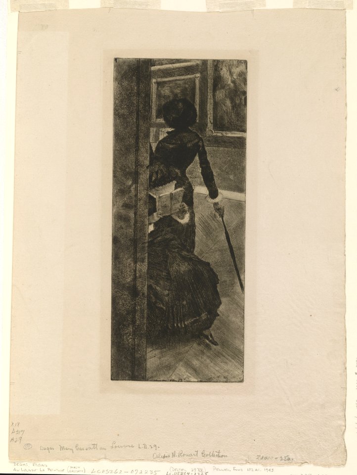 Au Louvre- la peinture (Mary Cassatt) LCCN93505835