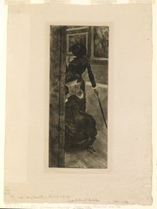 Au Louvre- la peinture (Mary Cassatt) LCCN93505835