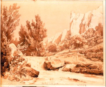 Au bord de la Junte (Claude-Félix-Théodore d'Aligny)