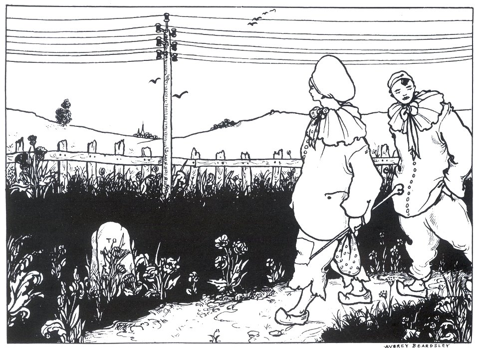Aubrey Beardsley - Pierrot 5