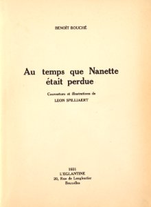 Au temps que Nanette était perdue, Léon Spilliaert, Benoît Bouché (L'Églantine), Mu.ZEE Oostende, SM002501 (17)