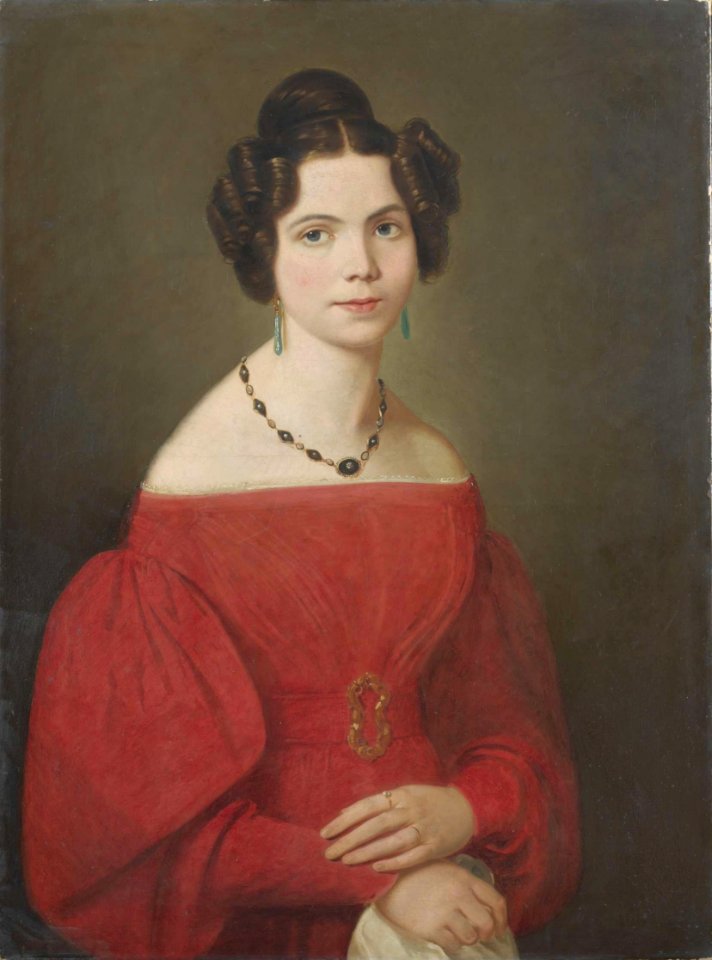 Karl Christian Aubel - Porträt Franziska Schier 1833 – 1836