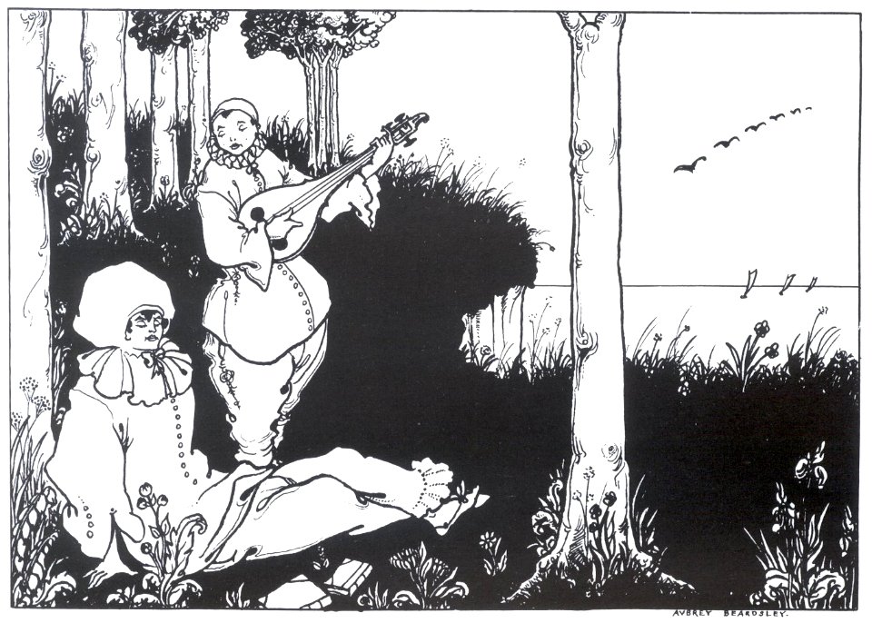 Aubrey Beardsley - Pierrot 4