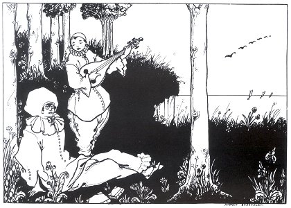 Aubrey Beardsley - Pierrot 4